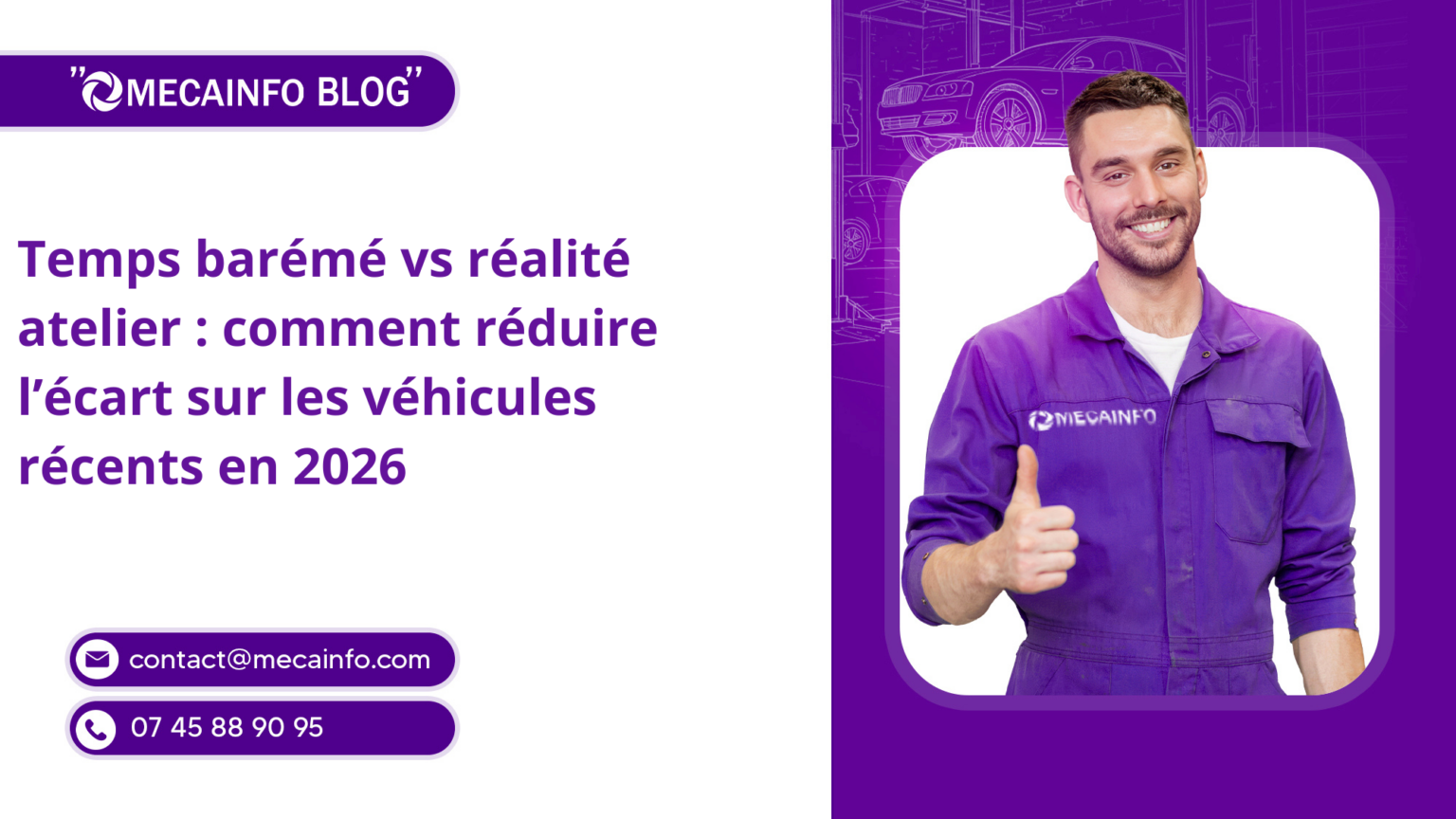 Temps barémé vs réalité atelier : comment réduire l’écart sur les véhicules récents en 2026
